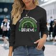 Believe Celiac Disease Awareness Month Celiac Disease Long Sleeve T-Shirt Gifts for Her