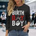Boy Birthday Party Decorations Hockey Winter Sports Fans Long Sleeve T-Shirt Gifts for Her
