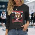 Bulldog Owner Ugly Christmas Sweater Style Long Sleeve T-Shirt Gifts for Her