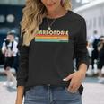 Carbondale Il Illinois City Home Roots Retro 70S 80S 70S Vintage Long Sleeve T-Shirt Gifts for Her