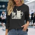 Cat Dad The Catfather Cats Kitten Long Sleeve T-Shirt T-Shirt Gifts for Her