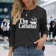 The Catfather Kitten Dad Summer For Pet Lovers Long Sleeve T-Shirt T-Shirt Gifts for Her