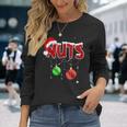 Christmas Matching Couple Chest Nuts Chestnuts Long Sleeve T-Shirt Gifts for Her