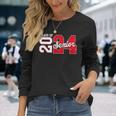 Class Of 2024 Senior 2024 Graduation Or First Day Of School Long Sleeve T-Shirt Gifts for Her