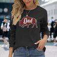 Dad Bison Buffalo Red Plaid Christmas Pajama Long Sleeve T-Shirt Gifts for Her