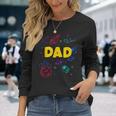 Dad Outer Space Daddy Planet Birthday Fathers Long Sleeve T-Shirt T-Shirt Gifts for Her