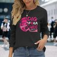 Dig For A Cure Breast Cancer Awareness Volleyball Pink Long Sleeve T-Shirt T-Shirt Gifts for Her