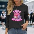 Disco Pink Cowgirl Hat & Boot Rodeo Western Country Southern Rodeo Long Sleeve T-Shirt T-Shirt Gifts for Her