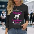 Dog Breed Dog Mom Animal Great Dane Mom Long Sleeve T-Shirt Gifts for Her