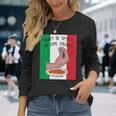 Dont Be Upsetti Eat Some Spaghetti Italian Hand Meme Long Sleeve T-Shirt T-Shirt Gifts for Her