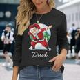 Duck Name Santa Duck Long Sleeve T-Shirt Gifts for Her