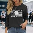 Eagles Make America 1776 Again Long Sleeve T-Shirt Gifts for Her