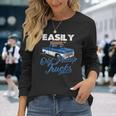 Easily Distracted By Old Pickup Trucks Classic Cars Long Sleeve T-Shirt Gifts for Her