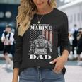 My Favorite Marine Calls Me Dad Fars Day Marine Long Sleeve T-Shirt Gifts for Her