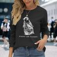 Fight Or Flight Penguin Pun Fight Or Flight Meme Long Sleeve T-Shirt Gifts for Her