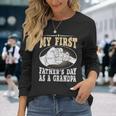 My First Fathers Day As A Grandpa Grandfather Fathers Day Long Sleeve T-Shirt T-Shirt Gifts for Her