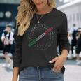 Flute Musician Music Lover Treble Clef Italian Flutist Long Sleeve T-Shirt T-Shirt Gifts for Her