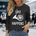 French Horn For Marching Band And Orchestra Long Sleeve T-Shirt Gifts for Her