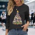Christmas Tree French Bulldog Ugly Christmas Sweaters Long Sleeve T-Shirt Gifts for Her