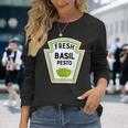 Group Condiments Halloween Costume Family Basil Pesto Long Sleeve T-Shirt Gifts for Her