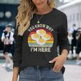 Thanksgiving Deviled Eggs You Know Why I'm Here Long Sleeve T-Shirt Gifts for Her