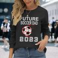 Future Soccer Dad 2023 Pregnancy Announcement Father To Be Long Sleeve T-Shirt T-Shirt Gifts for Her