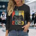 Game Over Class Of 2023 Video Games Vintage Graduation Gamer Long Sleeve T-Shirt T-Shirt Gifts for Her
