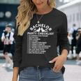 Getting Married Groom Bachelor Party Checklist Long Sleeve Gifts for Her