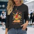 Give A Thanks With Grateful Heart Thanksgiving Day Turkey Long Sleeve T-Shirt Gifts for Her