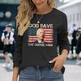 God Save The Queen Man Joe Biden Long Sleeve T-Shirt Gifts for Her