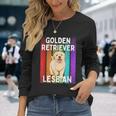 Golden Retriever Lesbian Long Sleeve T-Shirt T-Shirt Gifts for Her