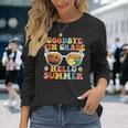Goodbye 4Th Grade Graduation To 5Th Grade Hello Summer Long Sleeve T-Shirt T-Shirt Gifts for Her