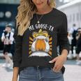 Me Goose-Ta Mexican Spanish Farmer Goose Pun Long Sleeve T-Shirt Gifts for Her