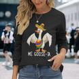 Me Goose Ta Mexican Spanish Me Gusta Farmer Goose Pun Long Sleeve T-Shirt Gifts for Her