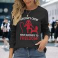 Groom's CrewGroom Groomsmen Bachelor Party Long Sleeve T-Shirt Gifts for Her