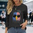 Happy 4Th Of July American Patriotic Us Flag Long Sleeve T-Shirt Gifts for Her