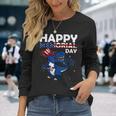 Happy Memorial Day 4Th Of July Dinosaur American Flag Hat Long Sleeve T-Shirt T-Shirt Gifts for Her