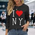 I Heart New York Souvenir I Love New York Souvenirs Long Sleeve T-Shirt Gifts for Her