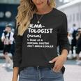 Hematologist Definition Doctor Hematology Long Sleeve T-Shirt Gifts for Her