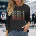 Holtville Alabama Holtville Al Retro Vintage Text Long Sleeve T-Shirt Gifts for Her