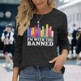 I'm With The Banned Books I Read Banned Books Lovers Library Long Sleeve T-Shirt Gifts for Her