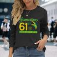 Jamaica 61St Independence Day Celebration Jamaican Flag Long Sleeve T-Shirt Gifts for Her