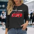 Jdm Car Evo Viii Red Long Sleeve T-Shirt Gifts for Her