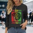 Junenth Is My Independence Day Black Queen Black Pride Long Sleeve T-Shirt T-Shirt Gifts for Her