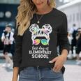 Last Day Of Elementary School Graduation Messy Buns Long Sleeve T-Shirt T-Shirt Gifts for Her