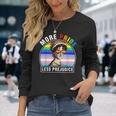 Lgbt Ally Gay Pride Clothers More Pride Less Prejudice Long Sleeve T-Shirt T-Shirt Gifts for Her