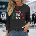 I Love My Cane Corso Mastiff Italian Flag Colors Long Sleeve T-Shirt T-Shirt Gifts for Her