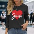 I Love Jana First Name I Heart Named Long Sleeve T-Shirt Gifts for Her