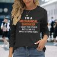 Mechanical Engineer I Cant Fix Stupid Long Sleeve T-Shirt T-Shirt Gifts for Her