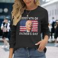 Merry 4Th Of July Fathers Day 4Th Of July Long Sleeve T-Shirt Gifts for Her